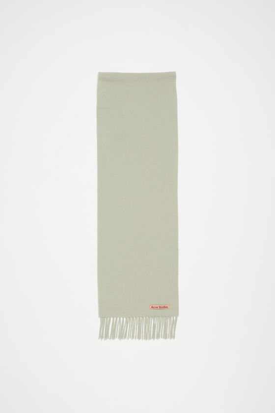 (image for) Excellent Quality Fringe wool scarf - skinny